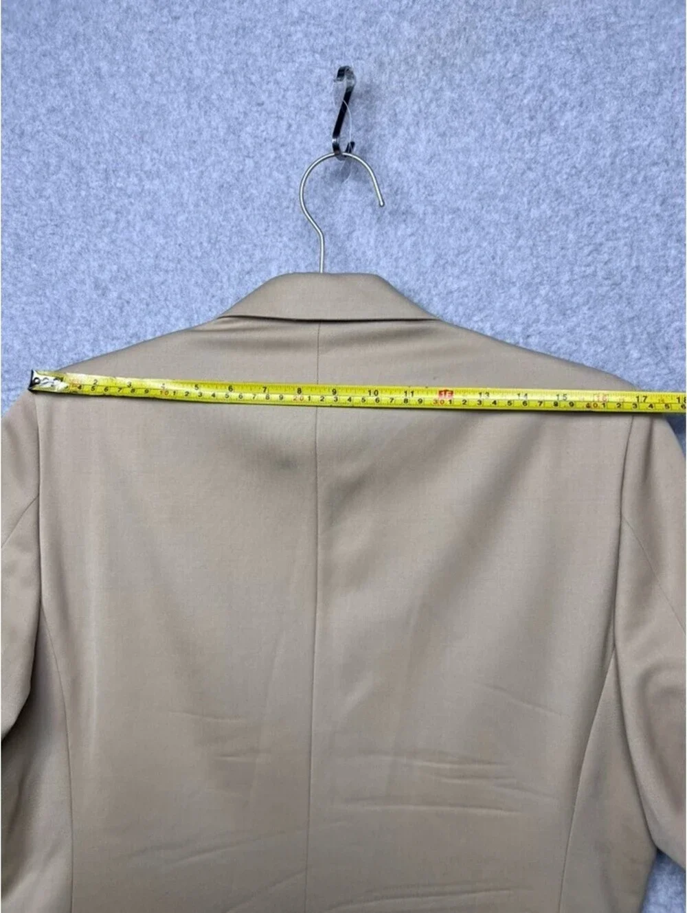 Brooks Brothers 1818 Blazer Suit Jacket 38R 32W Tan Beige 100% Wool Made In USA